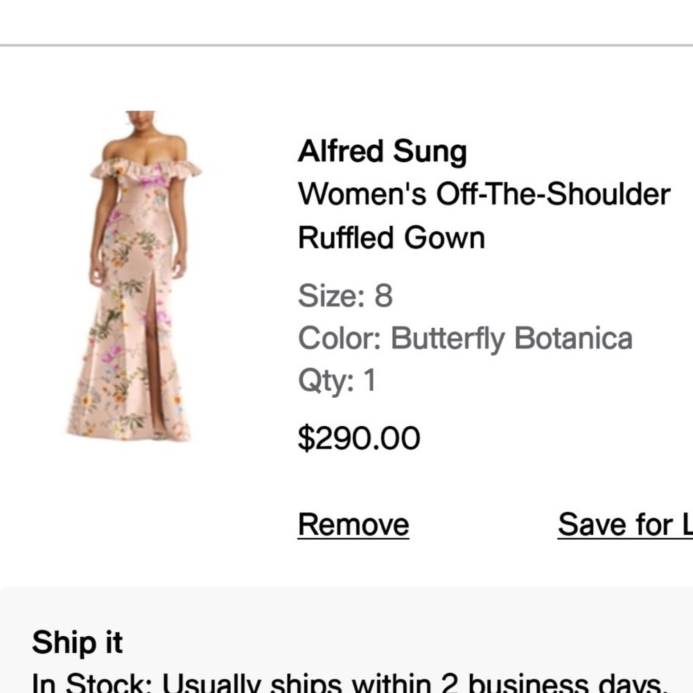 Alfred sung  formal dress